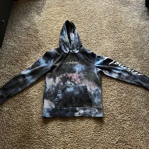 Purple & Blue Tie Dye Hoodie